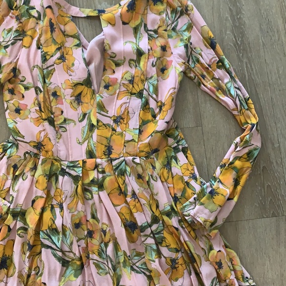 Free People Long Sleeve Floral Dress - Picture 5 of 11